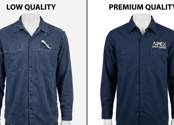 uniformes professionnels durables résistance comparaison qualité